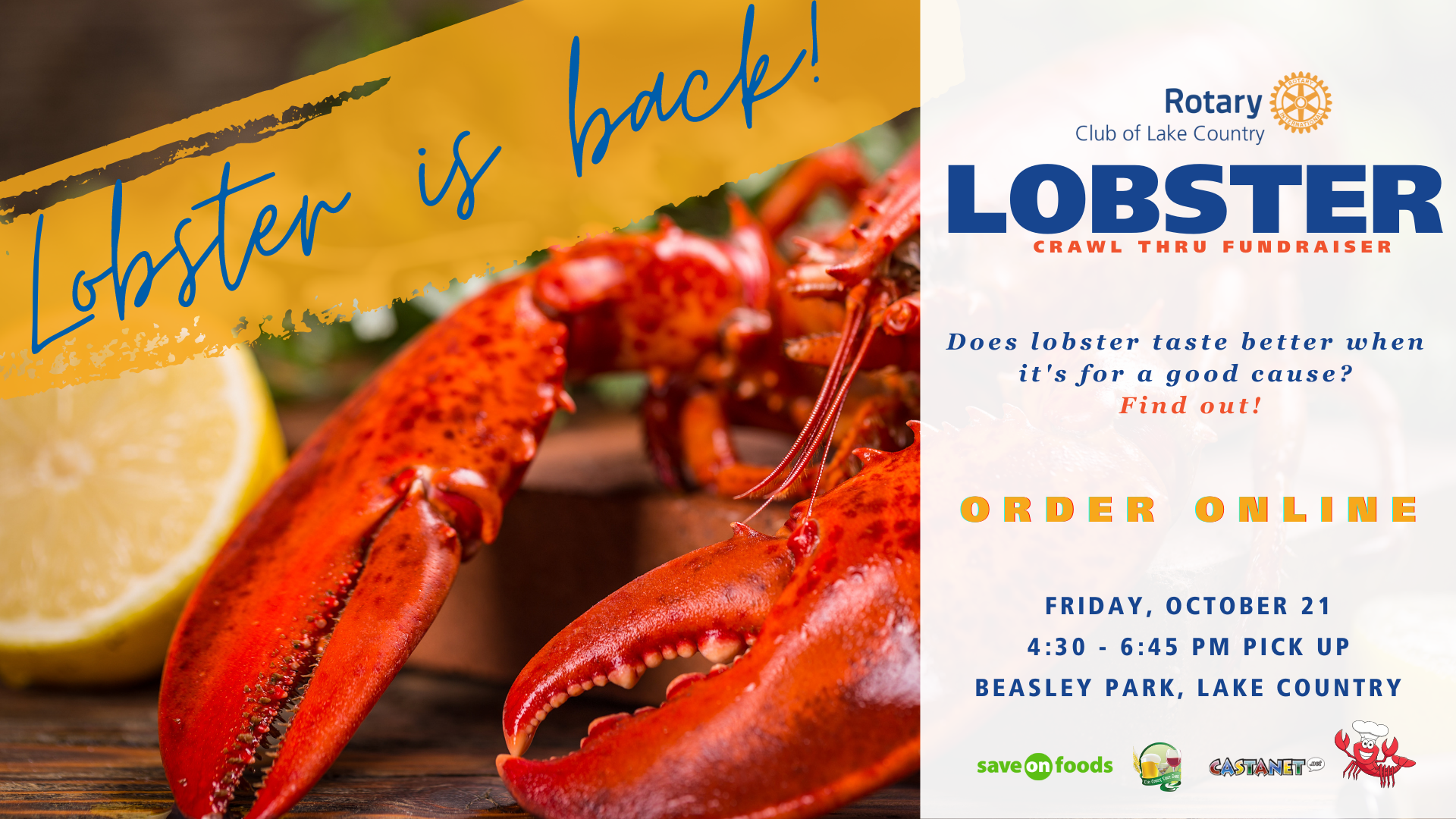 Lobster crawl Fall 2022 Facebook Event Cover
